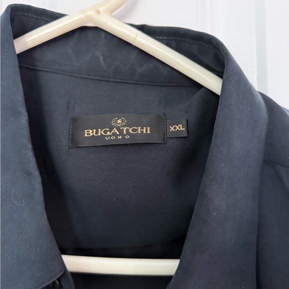 Bugatchi Uomo Black Shirt XXL - Picture 1 of 4